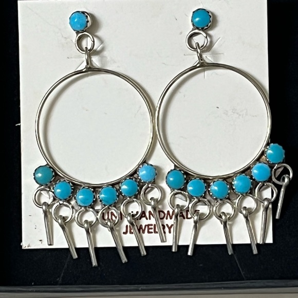 Native American Zuni made earrings!! NWT!! - Picture 8 of 9